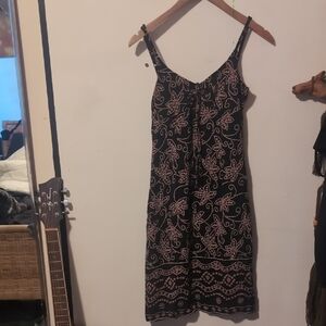 Floral Blue and Beige Midi Dress From Jacob